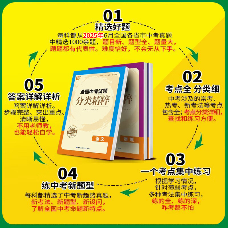 23春新版通城学典全国中考试题分类精粹数学英语语文通用版知识考点总复习全国中考真题模拟考卷初三9九年级人教版期末压轴冲刺卷