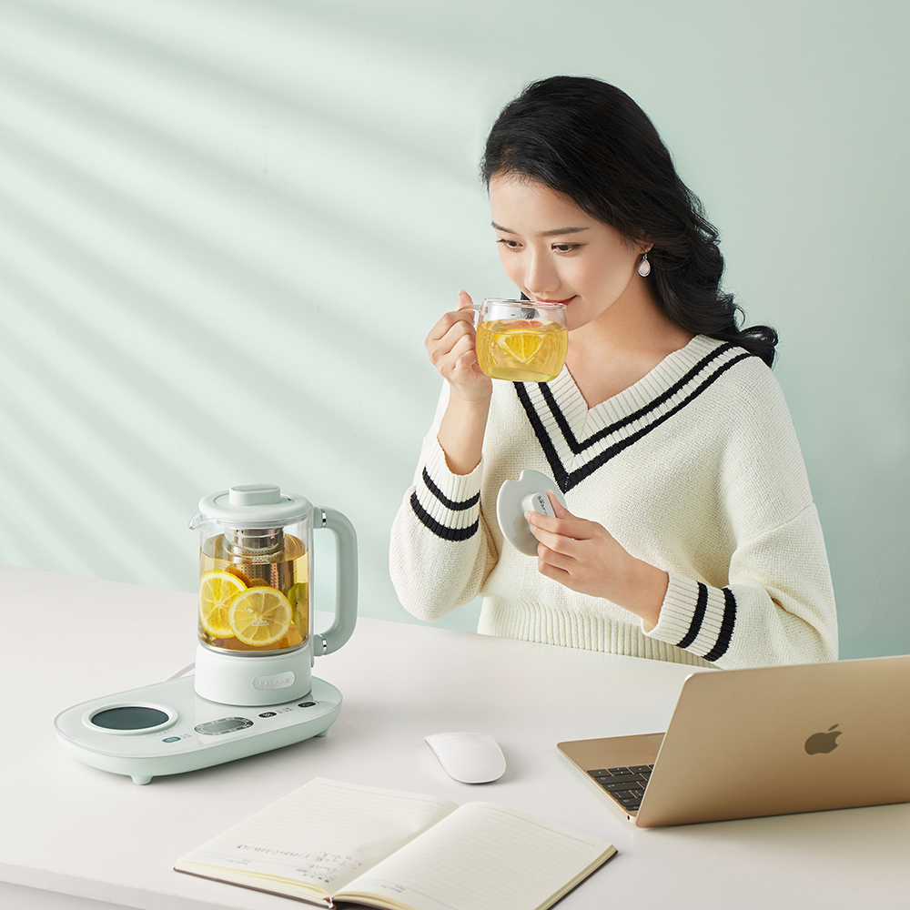 小熊米淘专卖店小熊养生壶家用多功能全自动保温mini小型办公室迷你1人煮花茶器1
