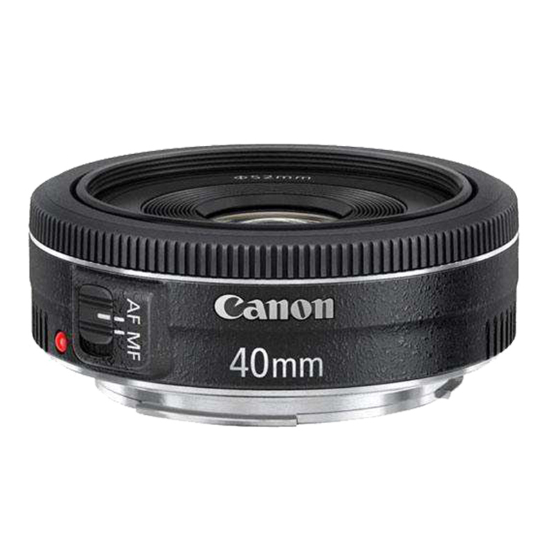 佳能 EF 40mm f/2.8 STM 人像定焦 大光圈白色饼干镜头 100D 200D - 图2