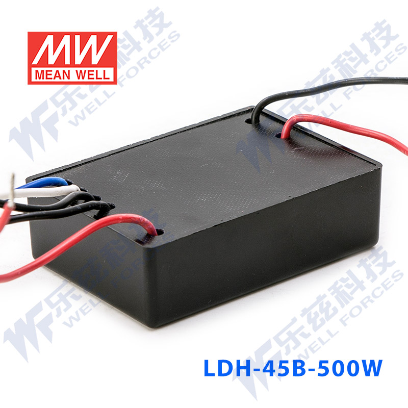 LDH-45B-500W 43W 18~32VDC输入21~86VDC500mA输出LED引线型电源 - 图3