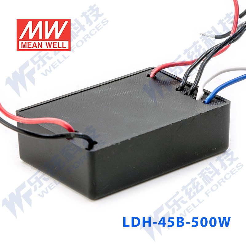 LDH-45B-500W 43W 18~32VDC输入21~86VDC500mA输出LED引线型电源 - 图2