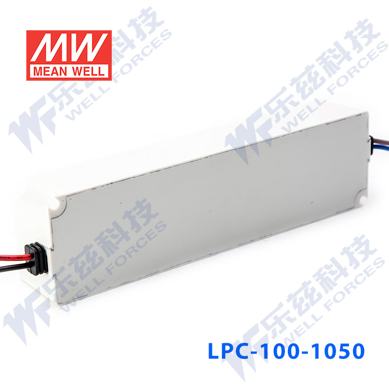 LPC-100-1050台湾明纬100W 1050mA防水LED恒流电源直流照明驱动 - 图3