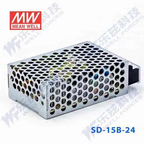 明纬24V变24V电源15W SD-15B-24 DC-DC转换2:1宽输入国际安规认证 - 图3