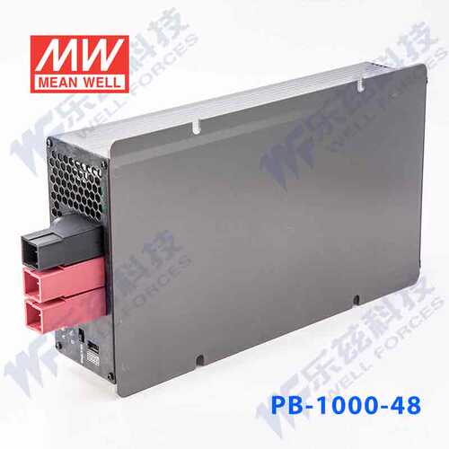 PB-1000-48 1000W 57.6V17.4A 带PFC明纬2/3/8段式铅酸电池充电器 - 图1