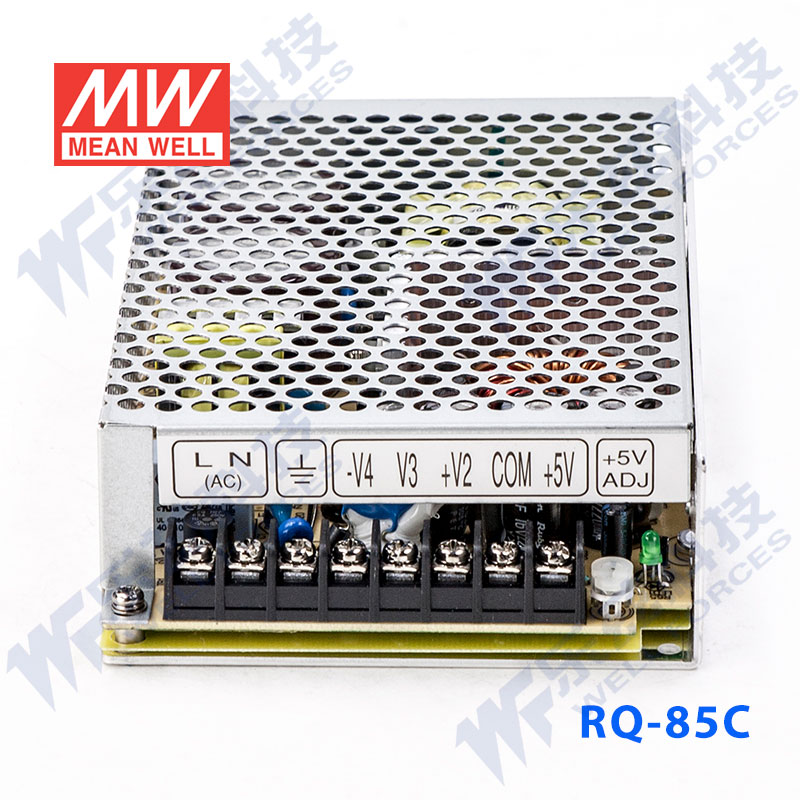 RQ-85C台湾明纬5V7A+15V2.5A-5V0.5A-15V0.5A四路开关电源83W四组 - 图1