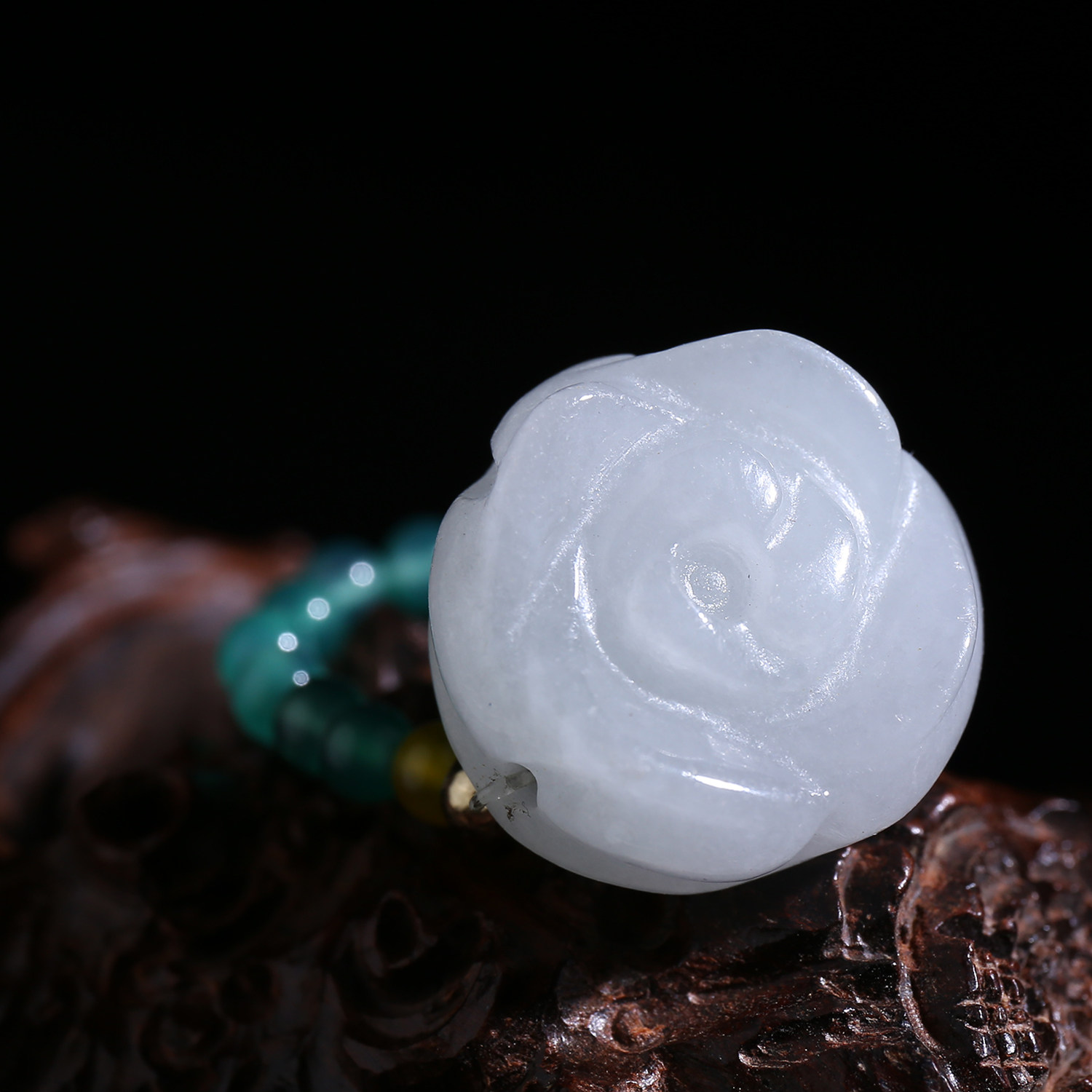 慕古珠宝天然A货翡翠白月光玫瑰花戒指冰韵玫影翡翠玫瑰戒指,淘宝优惠券,粉丝福利购,淘宝优惠卷