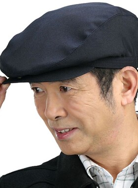中老年男秋冬防风复古前进帽