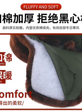 冬季加绒加厚防寒护耳雷锋帽