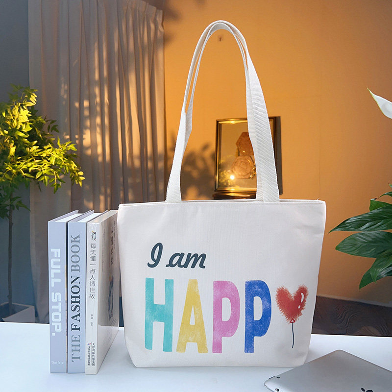 简约时尚帆布包女单肩手提大容量妈咪包学生补习托特包上班通勤包,淘宝优惠券,粉丝福利购,淘宝优惠卷