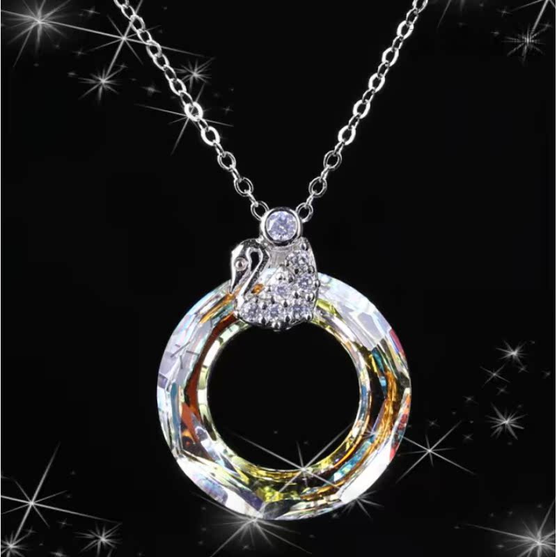 抖音同款tk小天鹅s奥地利纯银项链 tsangkai曾家银项链