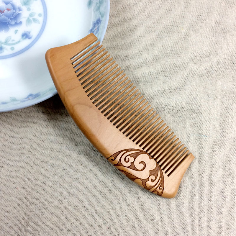 抖音同款中号桃木美发工具木梳子 tsangkai曾家银发饰