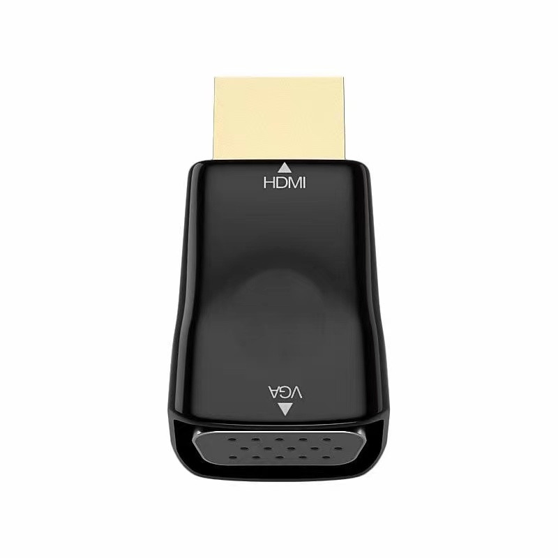 电脑主机HDMI TO VGA线转接头带音频HDMI转VGA转换器带音频连接线-图3