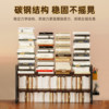 Desktop multi-layer DIY perforated board bookshelf