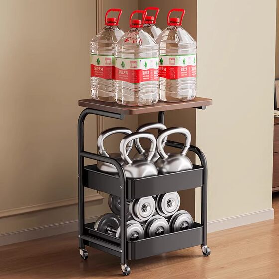 Second-hand movable storage trolley side table coffee table