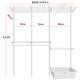 Xingu whole house custom built wall wardrobe, clothes rack storage