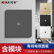 Type 86 Wall Concealed 1000000000000000 Type of computer One cable outlet closed circuit TV Single TV socket Panel