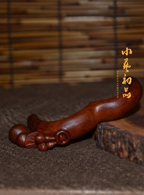正宗雷击枣木子午簪 如意葫芦形发簪道士束发纯手工木簪道场头饰