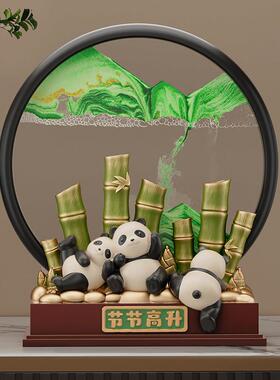 成都熊猫纪念品流沙画画