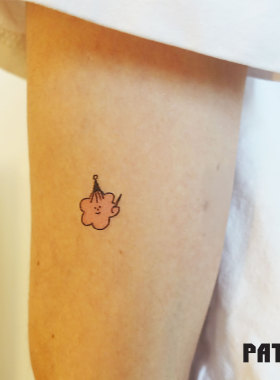 【PATOO怕痛】四朵云 原创纹身贴 彩色创意礼品文艺手帐贴指甲贴