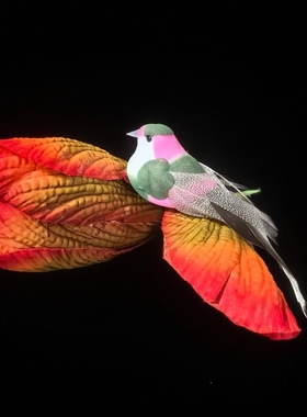 亏本清仓一批仿真小鸟降库存小鸟装饰品家居绿植花卉室内景观配饰