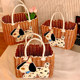 2025 new grocery shopping basket hand-woven small carry frame