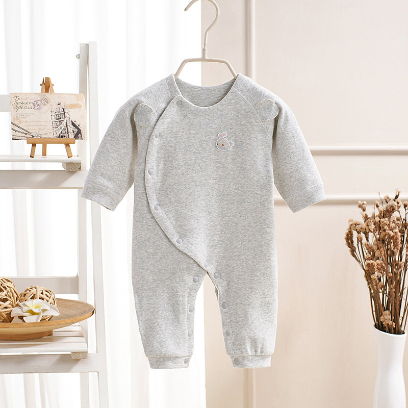 婴儿连体衣纯棉新生儿哈衣爬服宝宝衣服连体睡衣长袖无骨内衣春秋,淘宝优惠券,粉丝福利购,淘宝优惠卷