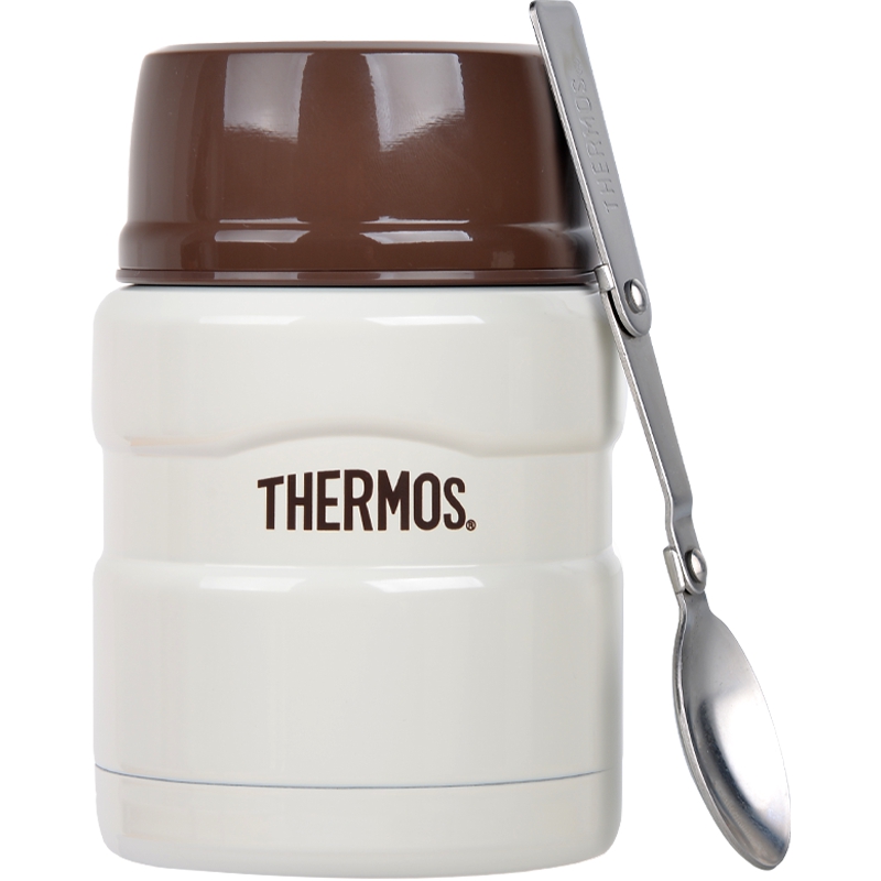 THERMOS/膳魔师焖烧杯 食物罐 日本学生儿童不锈钢保温饭盒便当盒 - 图0