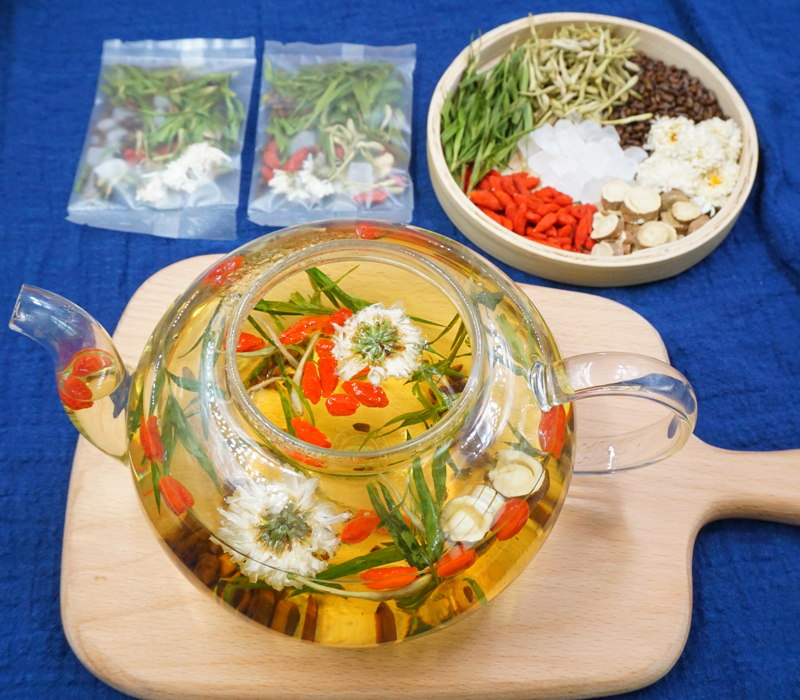 枸杞菊花茶决明子金银花茶组合茶包火气熬夜茶冲泡饮品秋冬季茶饮