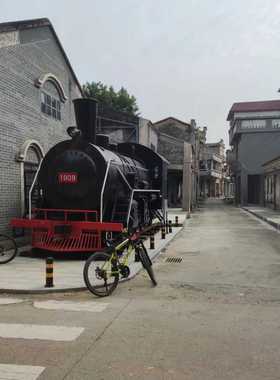 复古火车厢商场装饰道具