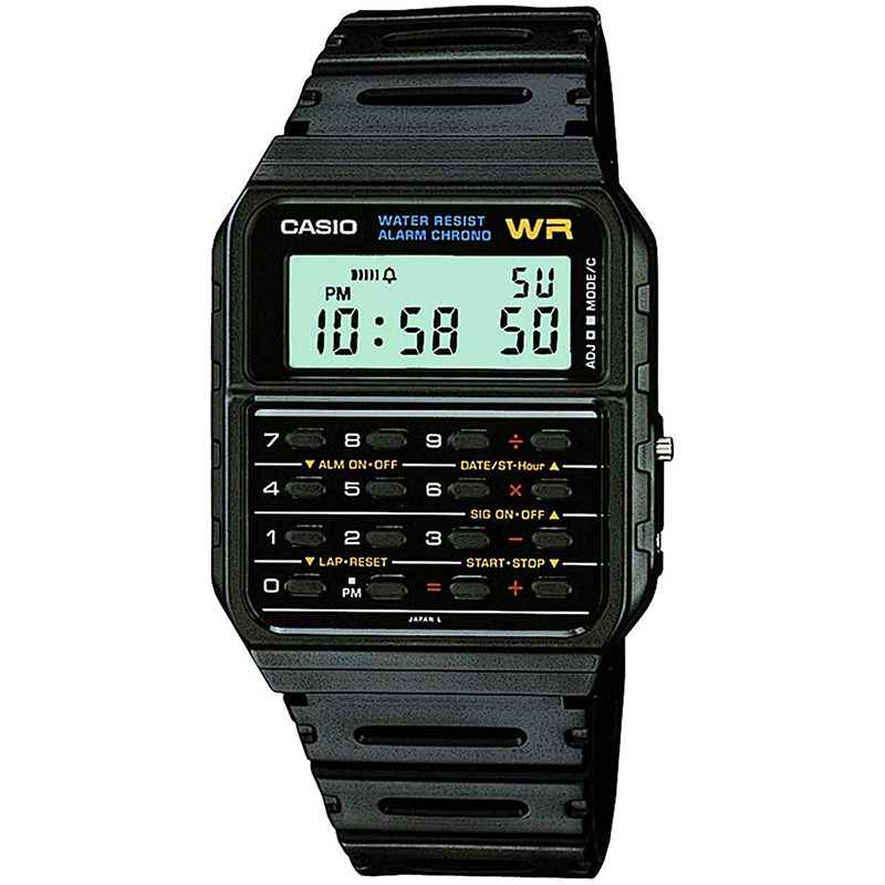 Casio Casio Retro Calculator Waterproof Watch Male Ca 53w 1z