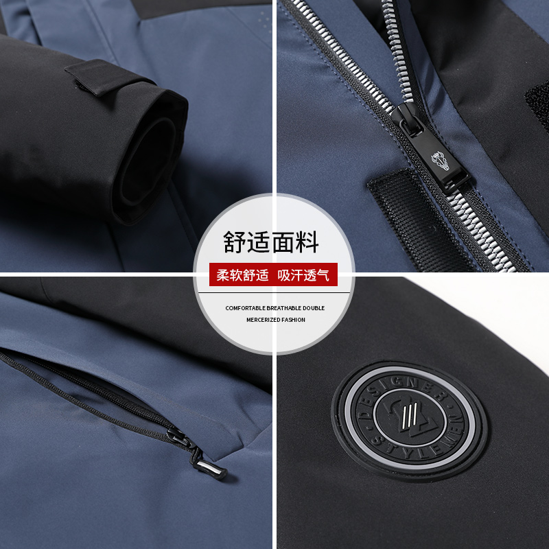 雪中飞羽绒服男 秋冬新款连帽短款户外防风工装男士冬季外套 2020 雪中飞羽绒服男 秋冬新款连帽短款户外防风工装男士冬季外套 2020