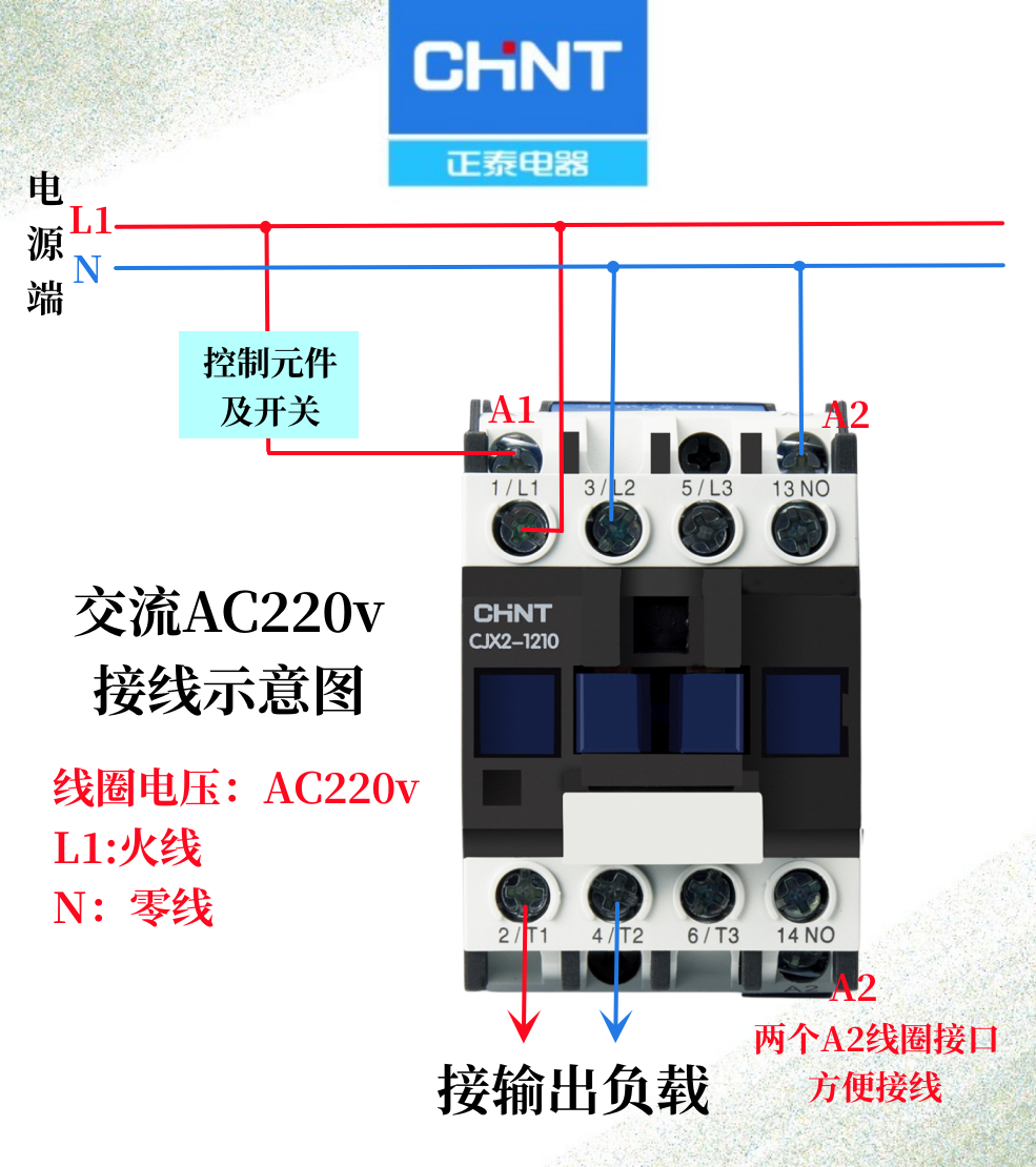 正泰交流接触器CJX2 220V单相三相CJX2-1210 1810 3210 6511 380V-图1