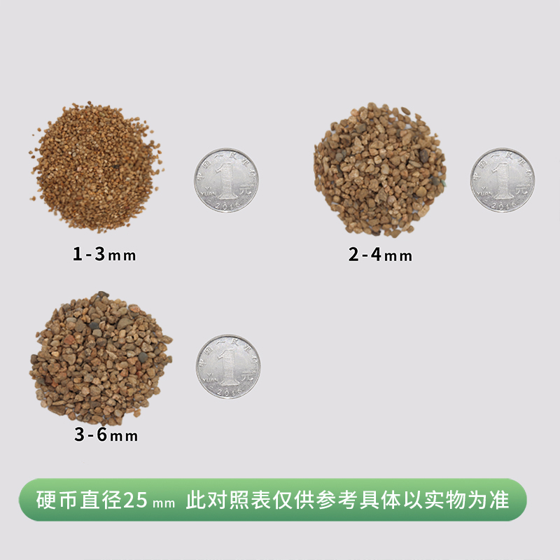 天然粗河沙多肉植物铺面装饰水晶沙石子三湖鱼缸沙石造景底砂沙粒 - 图1