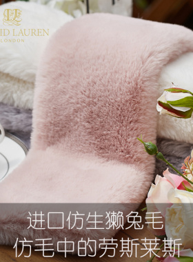 濑兔毛秋冬季护耳学生仿皮草围巾