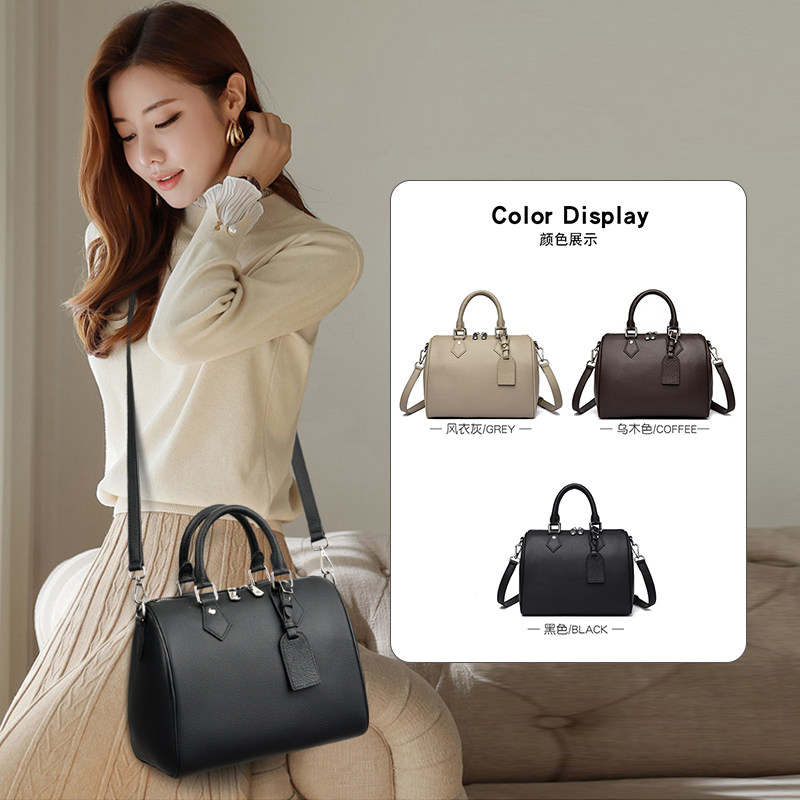 2026新款百搭单肩手提包女士小众设计波士顿女包枕头包通勤斜跨包,淘宝优惠券,粉丝福利购,淘宝优惠卷
