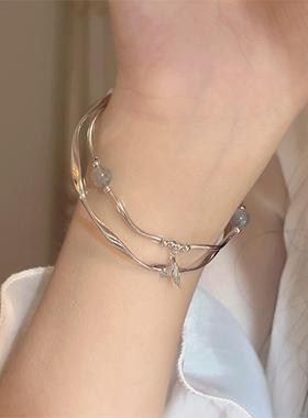 楚噢CHUO925银莫比乌斯鱼尾手链