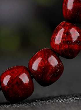 手串印度小叶紫檀高油密