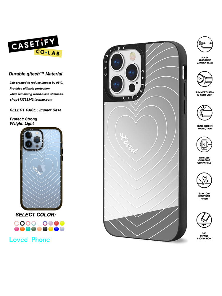 香港代购 CASETiFY Loved爱心适用iphone14/13Pro/Max - 图2