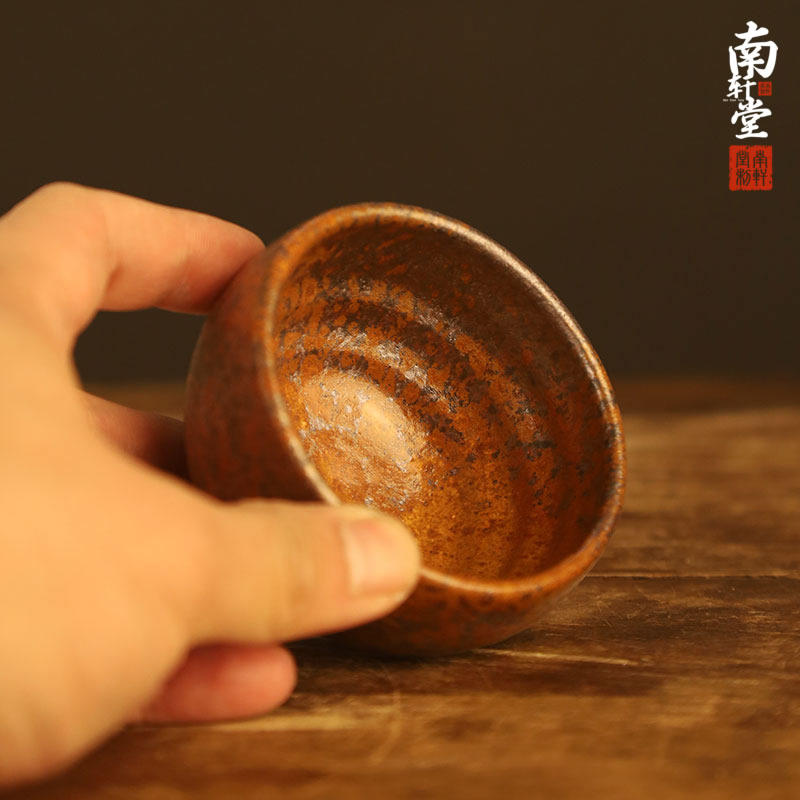 紫砂柴烧茶杯主人杯单杯原色不倒杯陶瓷日式功夫茶具杯子小茶碗,淘宝优惠券,粉丝福利购,淘宝优惠卷