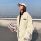Thickened short bread suit Korean loose