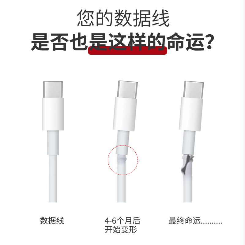 适用苹果35W充电器保护套Macbook air 29w/30w笔记本电脑快充头电源数据线缠绕器30瓦硅胶20w外壳理线器-图1