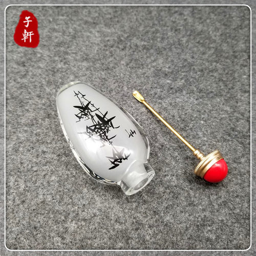 瓶内画 衡水特产非遗内画鼻烟壶 商务礼品 手工特色工艺 - 图0