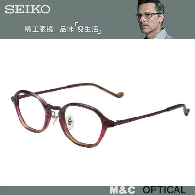 日本SEIKO精工商务复古近视眼镜架HC3019/HC3020/HC3021/HC3022 - 图0