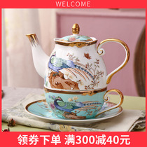 Creative High Face Value Bubble Teapot Flower Tea Tea Set With Cups Saucer National Tide Single Mother & Mother Pot Suit Ceramic Teapot