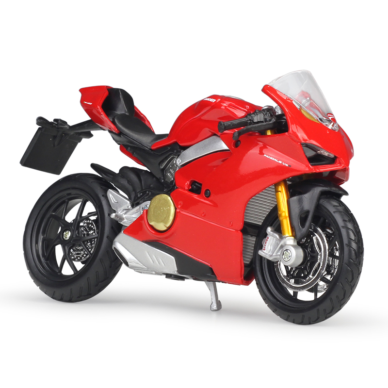 比美高1:18杜卡迪DUCATI panigale v4 重机车仿真合金摩托车模型 - 图3