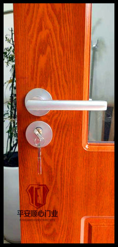 平安顺心门业复古简约实木活动生态烤漆门定制卧室门房门门 - 图2