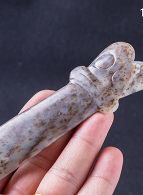 和田玉龟甲挂件良渚齐家文化