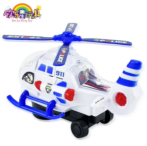 Электрический универсальный самолет, внедорожный вертолет, легкий автобус для мальчиков, игрушечная машина, модель автомобиля, полиция