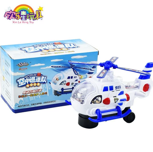 Электрический универсальный самолет, внедорожный вертолет, легкий автобус для мальчиков, игрушечная машина, модель автомобиля, полиция