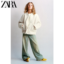 ZARA autumn winter new childrens clothing for girls Everest pilots baseball uniforms Outdoor jacket 8491705712